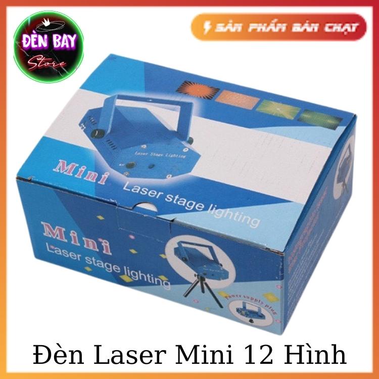 Đèn Laser 12 hình trong 1 Mini Sân Khấu Phòng Bay, Phòng Karaoke Vũ Trường Cảm Biến Theo Nhạc