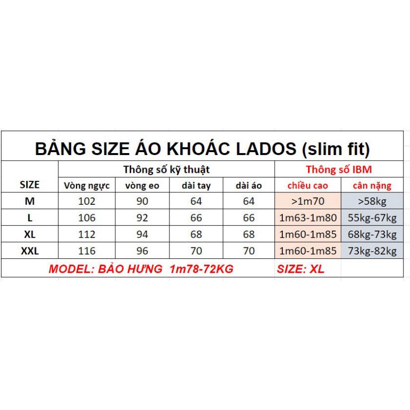 Áo khoác  dù 2 lớp cao cấp nam LADOS - 2028 chất dù cao cấp chống nước tốt - Áo khoác dù màu sắc thời trang - Hàng