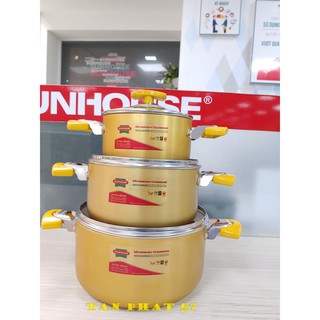 BỘ NỒI ANOD ĐÁY TỪ SUNHOUSE SHG7734M