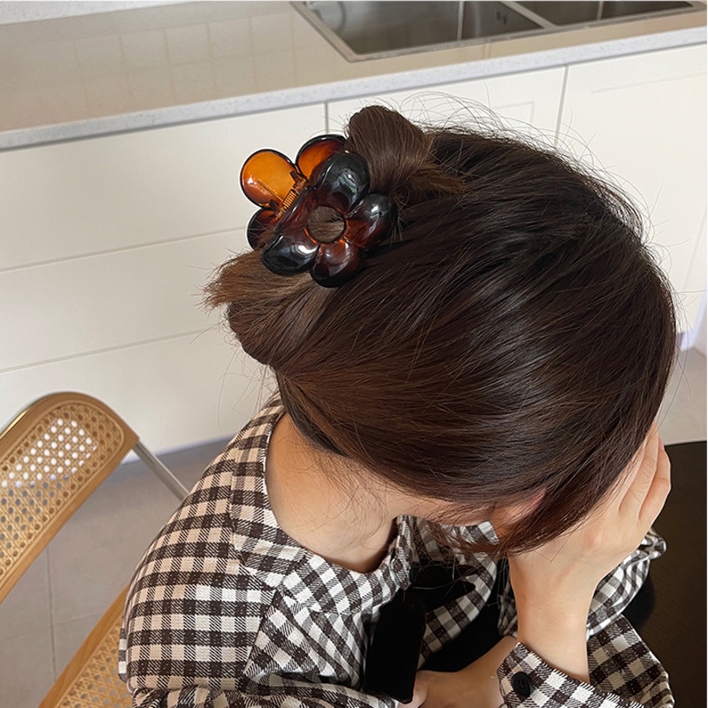 Kẹp Tóc Hình Hoa Thiết Kế Đơn Giản Thời Trang Cho Nữ