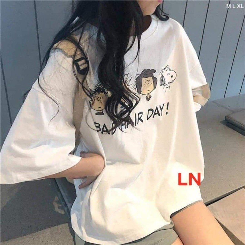 LN11 Áo bốn mặt hoạt hình BAD