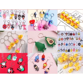 Móc khoá cute, móc khoá bts, móc khoá vịt , móc khoá mèo kitty