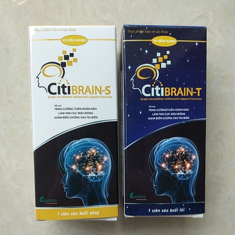HỘP KÉP CITIBRAIN 30 viên - mỗi hộp nhỏ chứa 15 viên