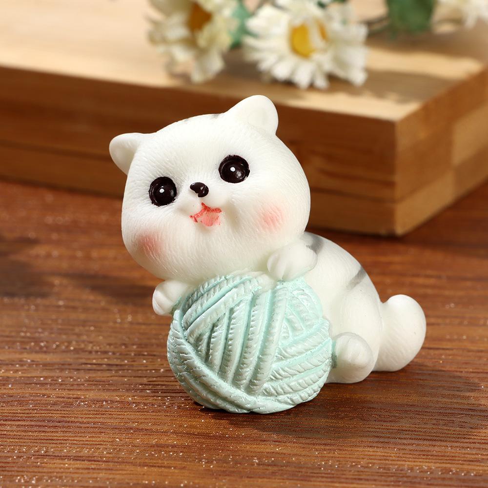 Mô Hình Mèo Bằng Nhựa Trang Trí Nhà Búp Bê
