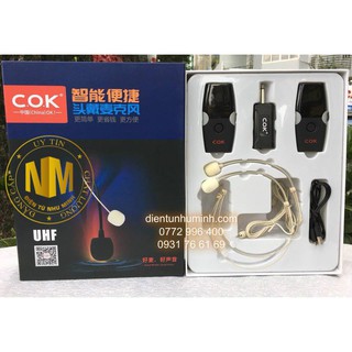 Micro 2 người đeo tai c.o.k w-210 1 bộ