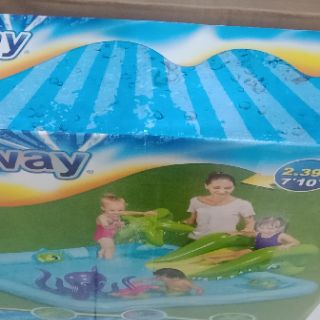 Bể bơi cầu tuột cao cấp bestway