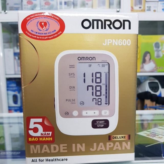 Máy đo huyết áp Omron JPN600 made in Japan