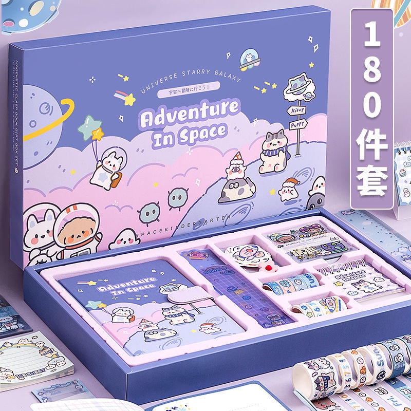 Set sổ tay in hình hoạt hình dễ thương phong cách Hàn Quốc