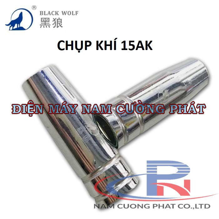 Chụp khí 15AK cho máy hàn Mig- Black Wolf