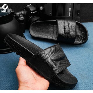 Dép Da bò thật SMARTMEN DSM-02 Đen