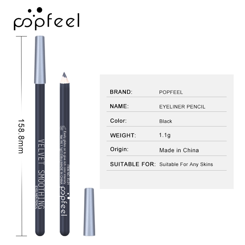 [Hàng mới về] Bút kẻ mắt Popfeel màu đen phong cách ấn tượng | BigBuy360 - bigbuy360.vn