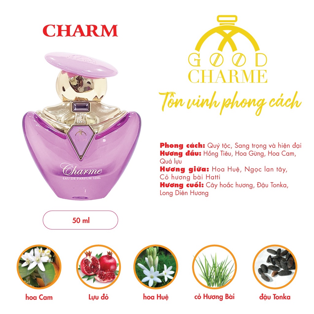 Nước hoa nữ Charme Charm 50ml