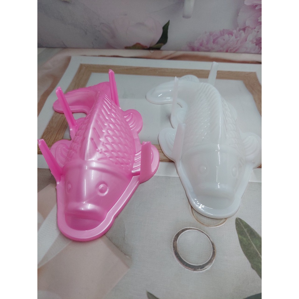 KHUÔN CÁ CHÉP NHỰA LÀM RAU CÂU CHẢ XÔI - SIZE NHỎ - Size Lớn - NL
