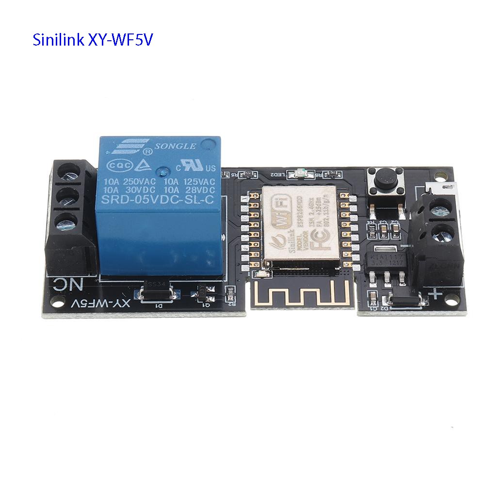 Module Mạch Sinilink XY-WF5V điều khiển thiết bị từ xa qua interner bằng APP kết nối wifi