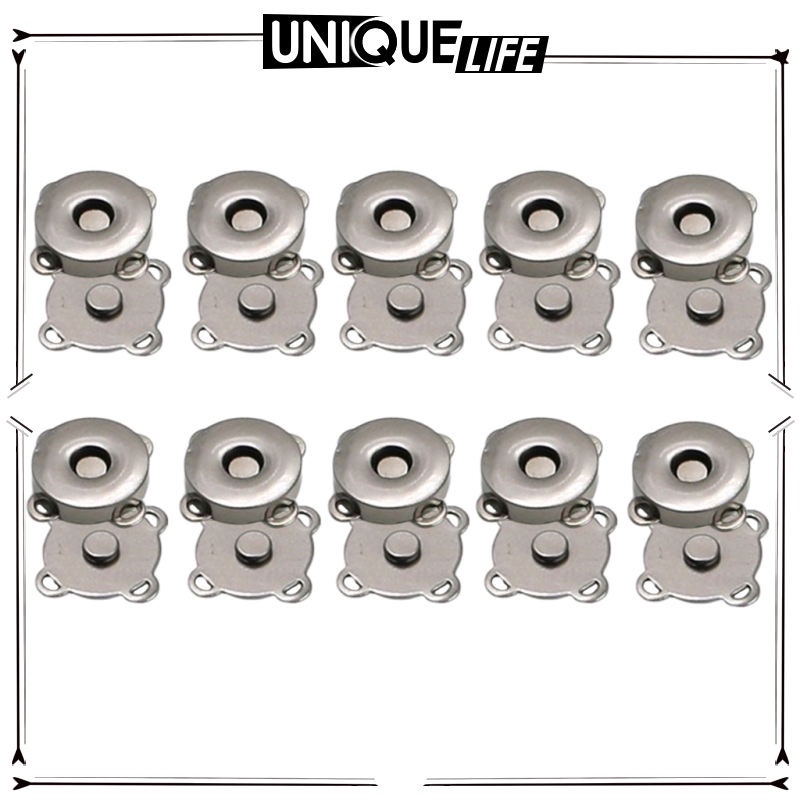 Set 10 Cặp Nút Từ Tính Làm Túi Xách DIY 14mm