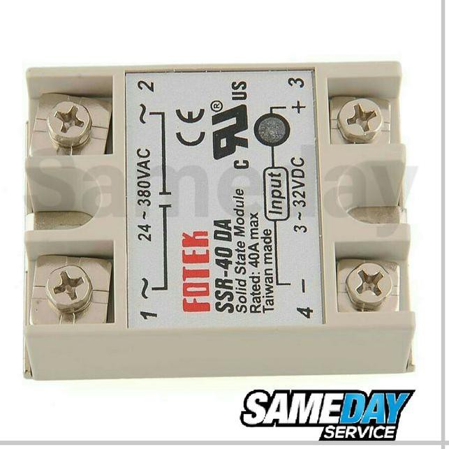 Rơ Le Bán Dẫn Fotek Ssr-40Da 40a 3-32vdc 40 Amper