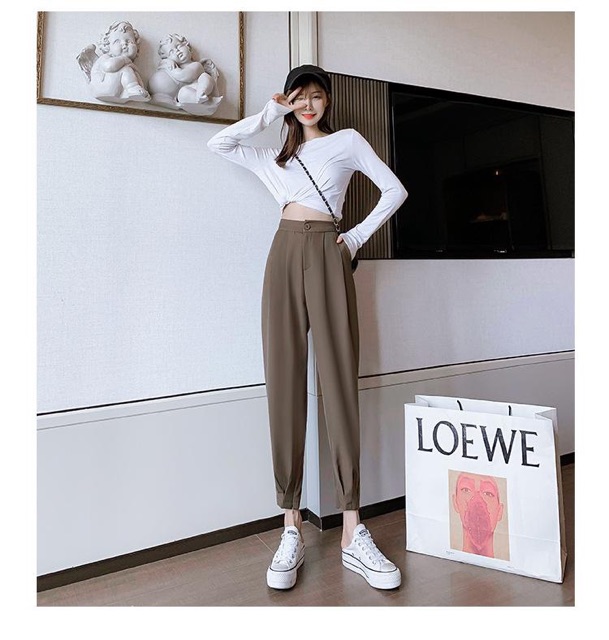 Bán Sỉ Quần Baggy Nữ Xếp Ly Khóa Chân Hot