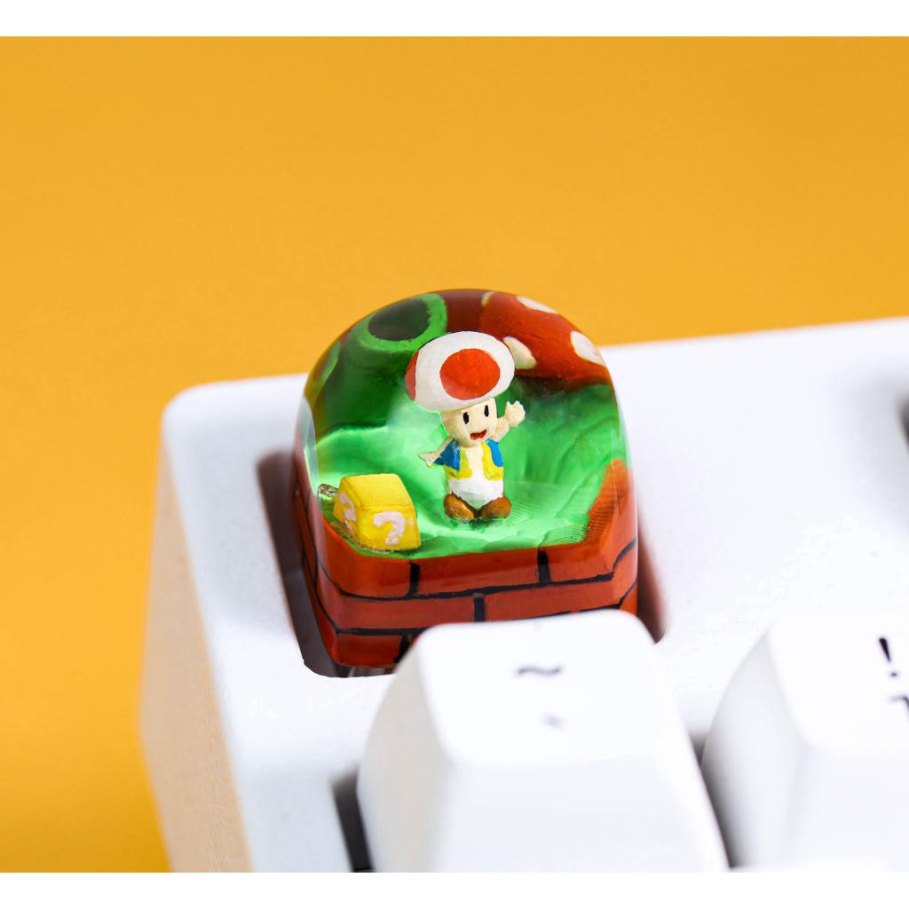 Keycap lẻ Super Mario, keycap SA profile, keycap artisan giá rẻ