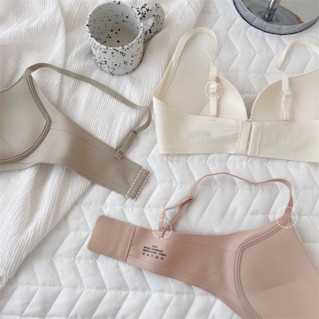 Áo Ngực Nữ Không Gọng Đúc Su Mềm Mại Thoáng Mát Đệm Mút Nâng Ngực Quyến Rũ Sexy 2197