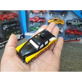 XE MÔ HÌNH ĐÒNG GIÁ 25K - MÃ : 1605-3 - Mẫu Xe Ô Tô Taxi Vàng Chạy Trớn Hộp 20c Nhiều Mẫu Tách Lẻ Size Mini _18