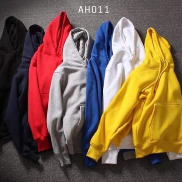 "RẺ VÔ ĐỊCH" có bigsize đến hơn 100kg vải nỉ bông dày mịn ÁO HOODIE TRƠN HOT TREND CAO CẤP