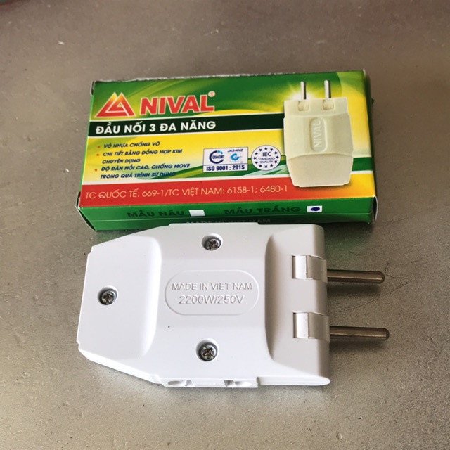 Ô cắm điện chia 3, chia 4, chia 5 thông minh Nival, Ominsu chính hãng, cao cấp, chống vỡ, chống cháy