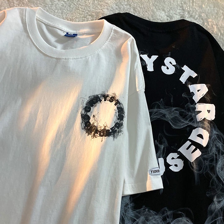 Áo Thun Tay Ngắn In Chữ Thời Trang Dành Cho Nam Và Nữ