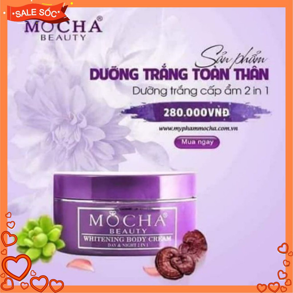 [Giảm giá mạnh] Body sữa lạnh trắng da Mocha chính hãng