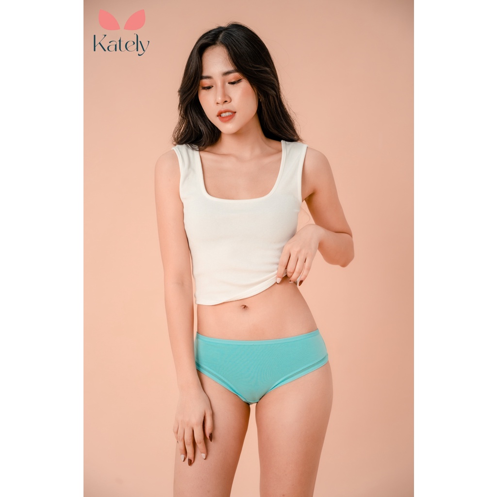 Quần lót nữ organic cotton Kately chất liệu an toàn, thấm hút tốt, siêu thoáng, kiểu dáng đơn giản QLT0072 | BigBuy360 - bigbuy360.vn