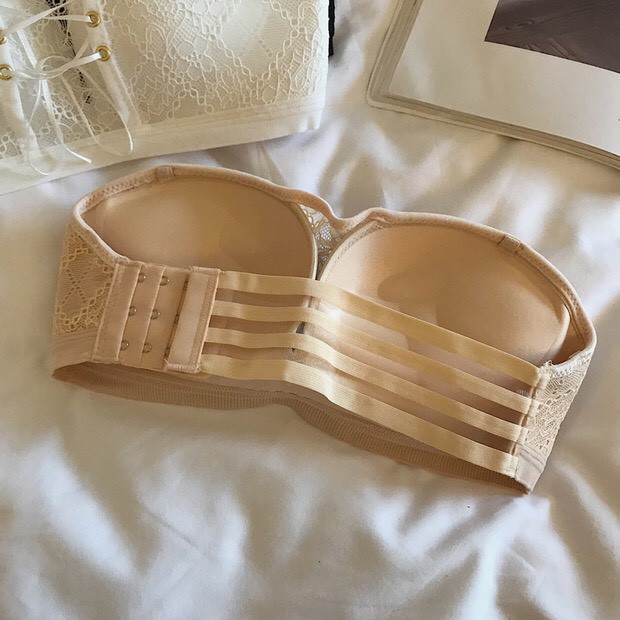 Áo bra ren đan ngực 𝗙𝗿𝗲𝗲 𝗦𝗵𝗶𝗽 munmunstore áo bra nâng ngực - mềm mại + tặng kèm dây trong (ảnh + video thật ) 8907