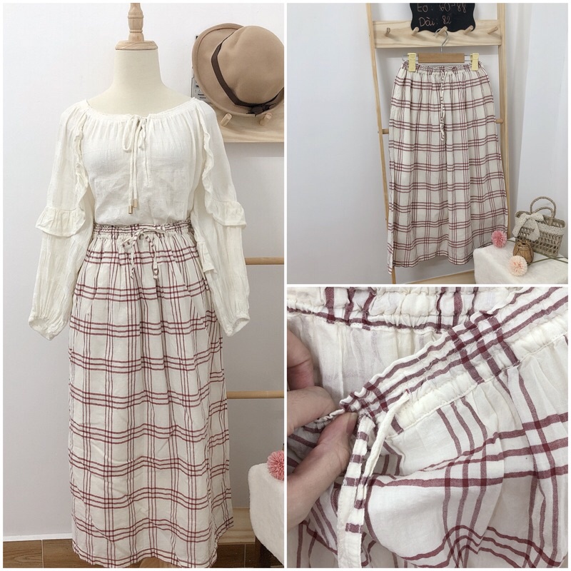 Chân váy dài hiệu dưới 65 kg