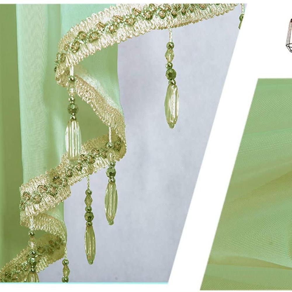 NICKOLAS Rèm Cửa Hình Tam Giác Bằng Polyester Màu Sắc Trơn Trang Trí Nhà Cửa