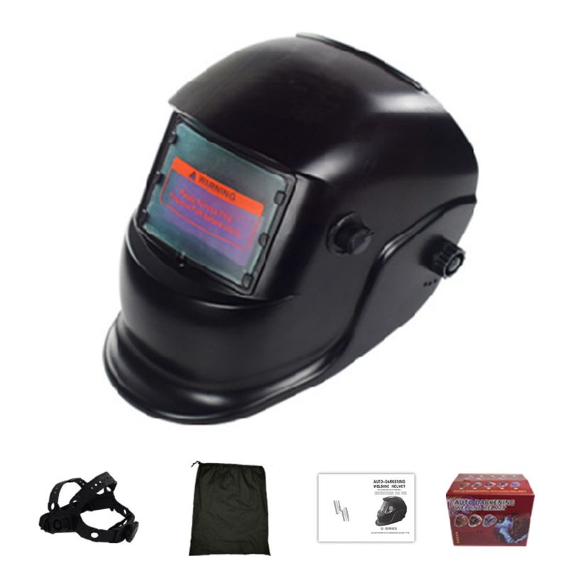 Mũ Bảo Hiểm Hàn Điện Năng Lượng Mặt Trời Tự Động Tối Điều Chỉnh Vòng Cung Mài Cắt Bảo Vệ Mắt