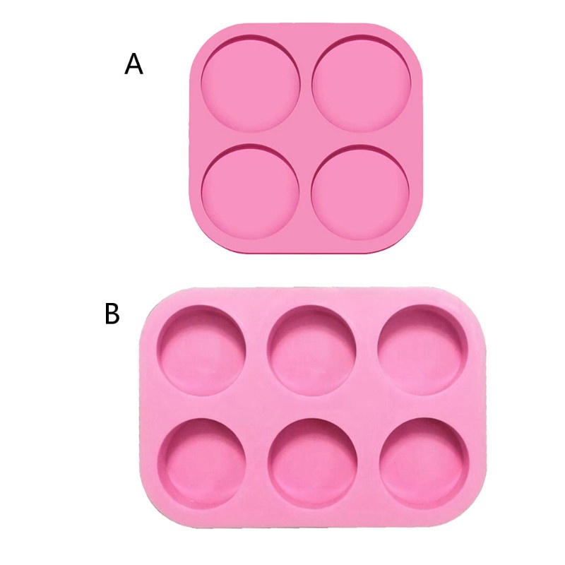Khuôn Làm Giá Đỡ Điện Thoại Hình Tròn Bằng Silicon Resin Tiện Dụng Diy