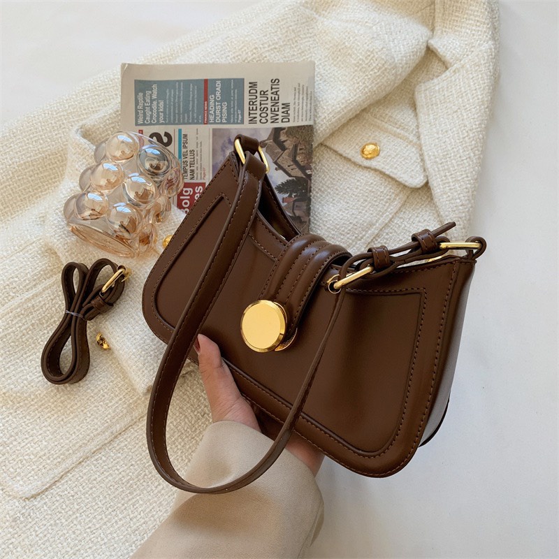 Túi Xách Nữ Khóa TrònTúi Kẹp Nách Đeo Chéo Đẹp Sang Chảnh Phiên Bản Hàn Quốc Chất Da Mềm Mịn Cao Cấp Hàng Quảng Châu MSP