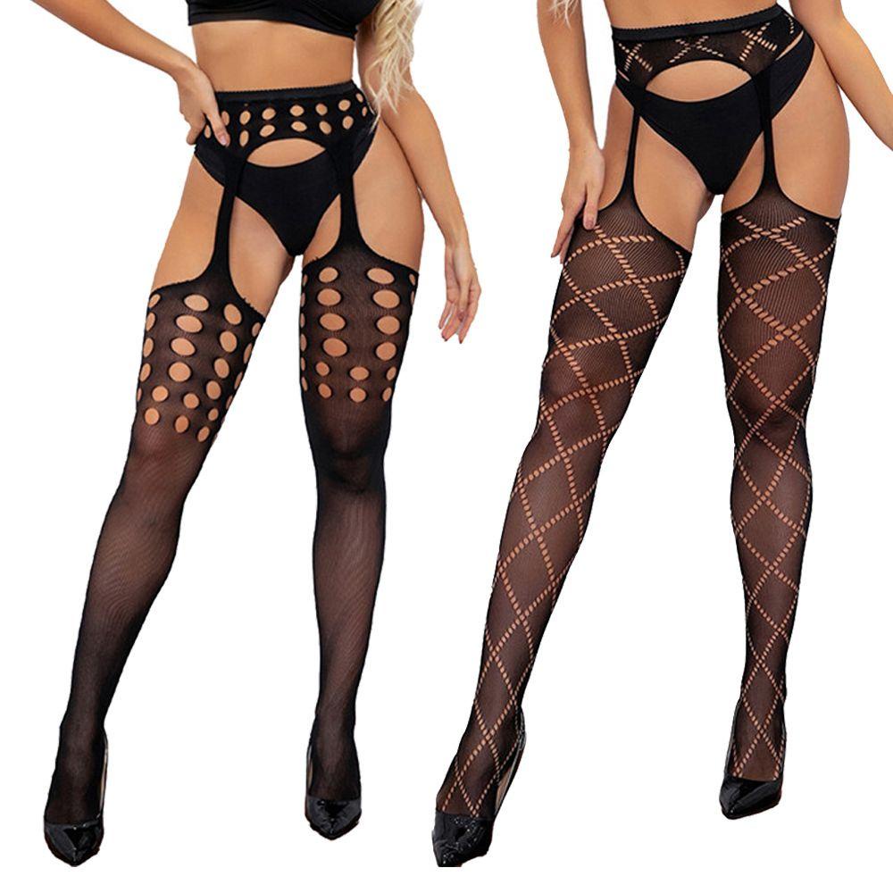 Quần Tất Lưới Ren Màu Đen Dành Cho Nữ