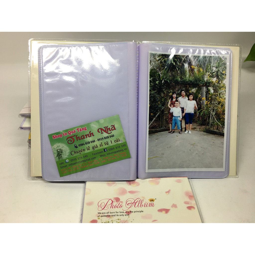 Album ảnh 13x18cm bìa dẻo ( Lưu trữ được 40 hoặc 60 ảnh)