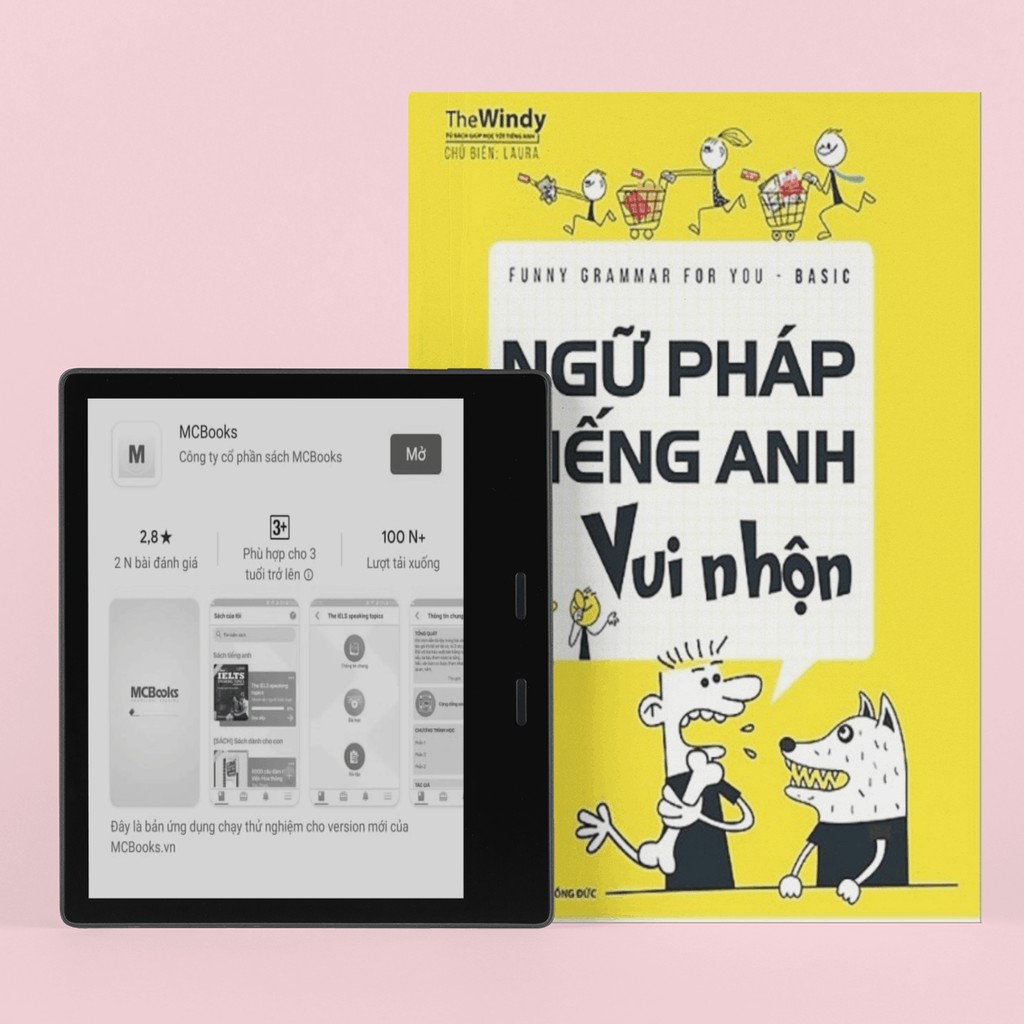 Sách - Funny Grammar for you - Basic - Ngữ pháp tiếng Anh vui nhộn (Học Cùng App MCBOOKS)