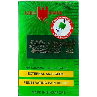Dầu gió xanh Mỹ hiệu Con Ó Eagle Brand (24ml)