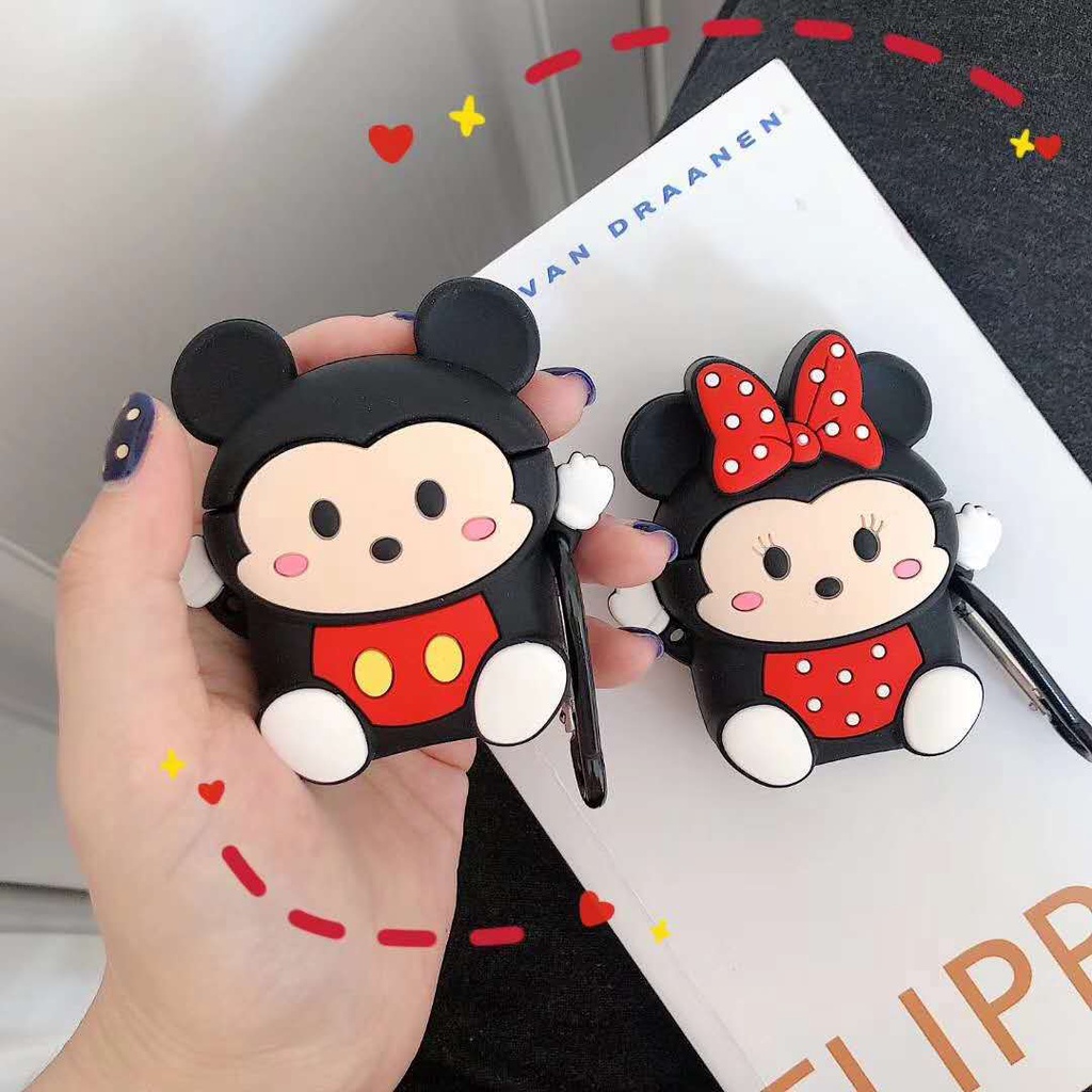 Case AirPods Vỏ Bọc Tai Nghe AirPods 1/2 Mickey Minnie- Minh An Saigon
