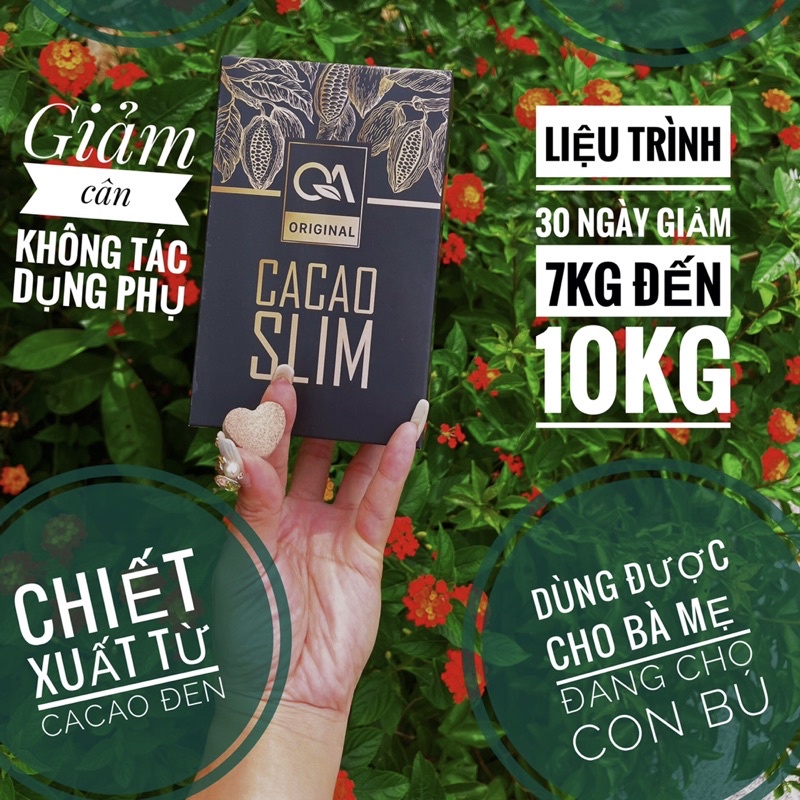 [HOT] KẸO GIẢM CÂN CACAO - SLIM GIẢM NGAY 7-10kg / 1 liệu trình 30 viên