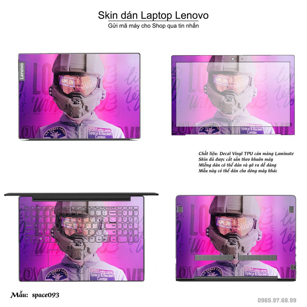 Skin dán Laptop Lenovo in hình không gian _nhiều mẫu 16 (inbox mã máy cho Shop)