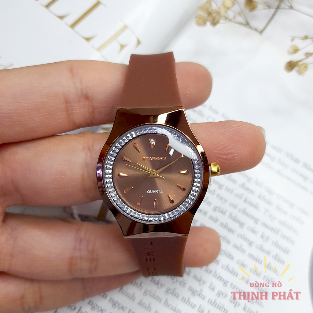 Đồng Hồ Nữ Thời Trang Starhao Case 28mm Chống Nước - Thích Hợp Tay Nhỏ Xinh - Phong Cách Trẻ Trung NăngĐộng