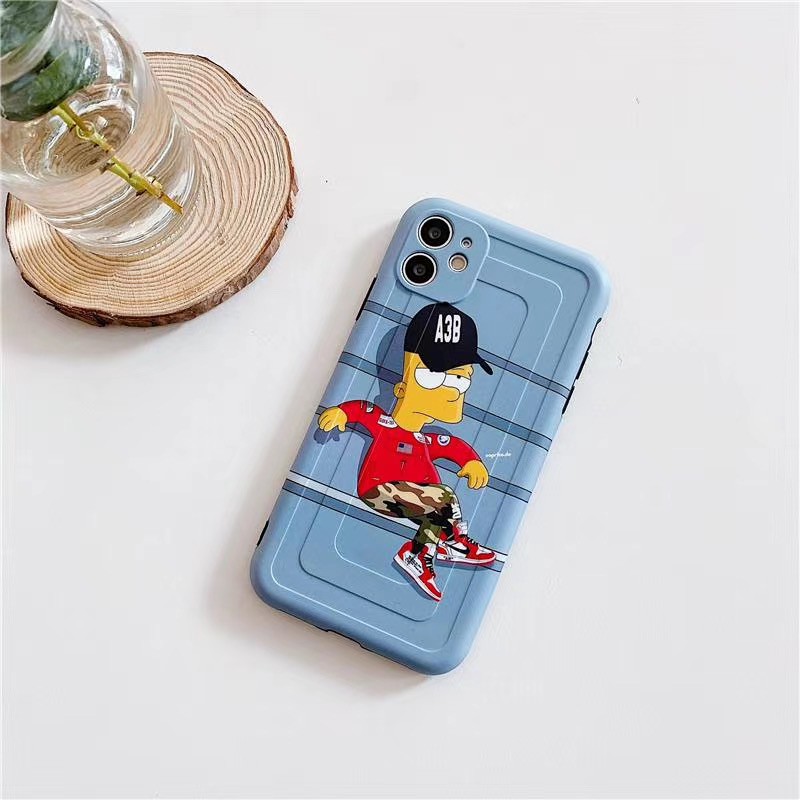 Cartoon Simpson Suitable for iPhone11 11 Pro Max 7Plus 7 8 8 X XR XS max SE 2020 12 12mini Pro Promax soft case | BigBuy360 - bigbuy360.vn