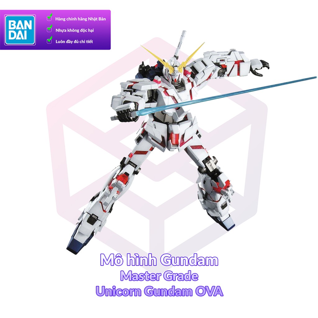 Mô Hình Gundam Bandai MG RX-0 Unicorn Gundam OVA 1/100 MS Gundam UC [GDB] [BMG]