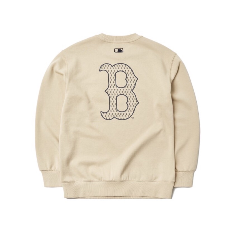 Áo nỉ cổ tròn Mlb Boston sweatshirt,áo nỉ unisex hàn quốc
