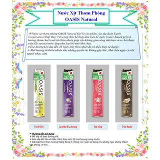 Nước thơm xịt phòng OASIS Natural