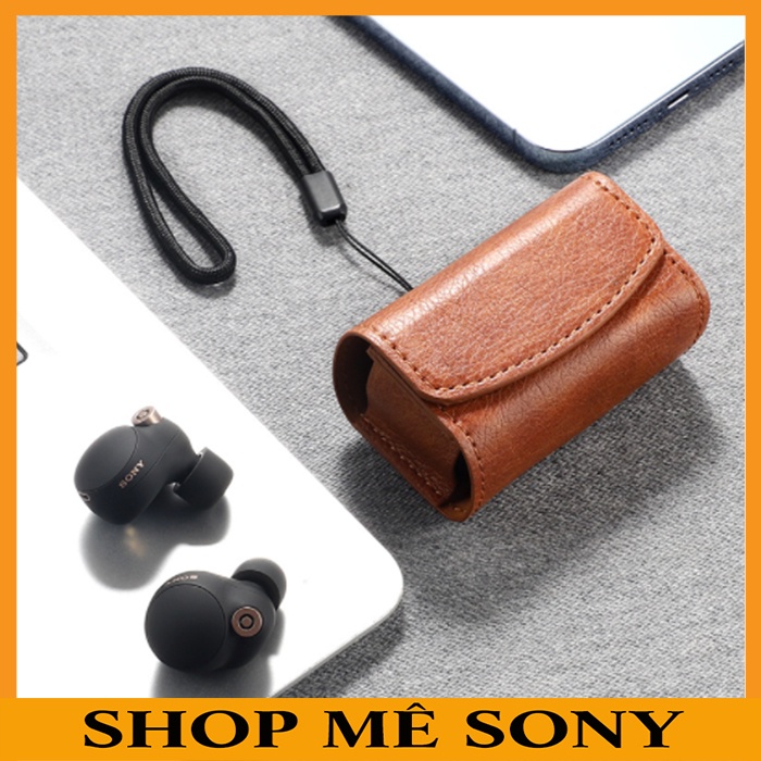 Bao da Sony WF-1000XM4 - Case ốp WF 1000XM4 cao cấp - Shop Mê Sony