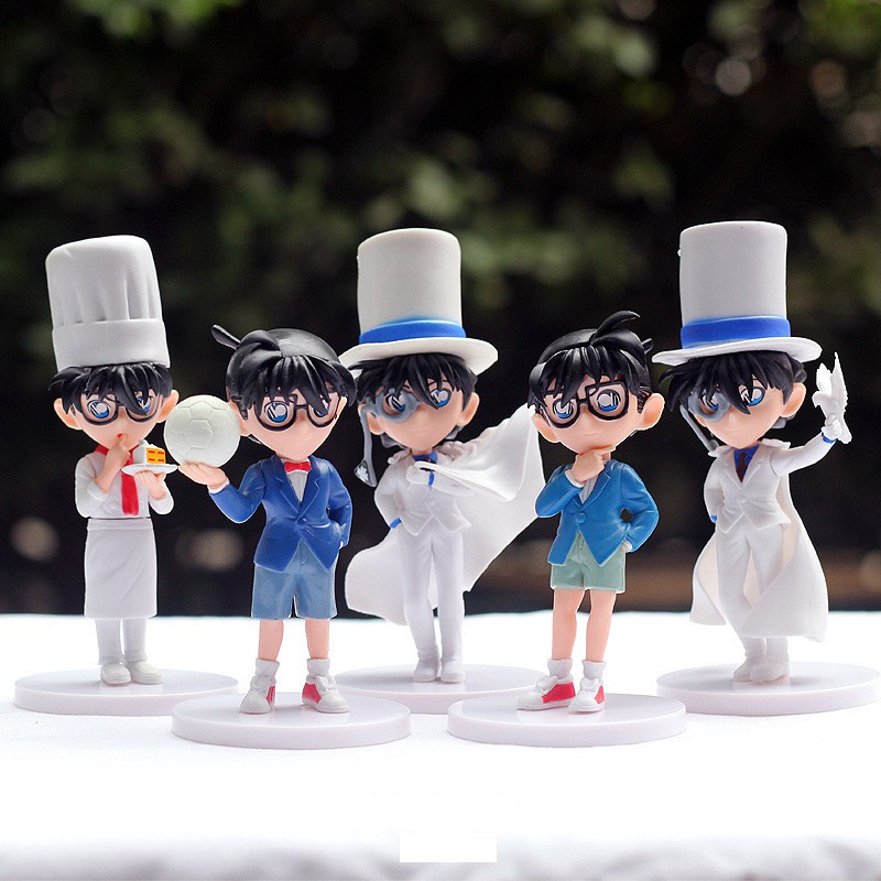 Mô hình 6 nhân vật Conan -  Kaito Kid - Magic Kaito - Siêu đạo chích Kid