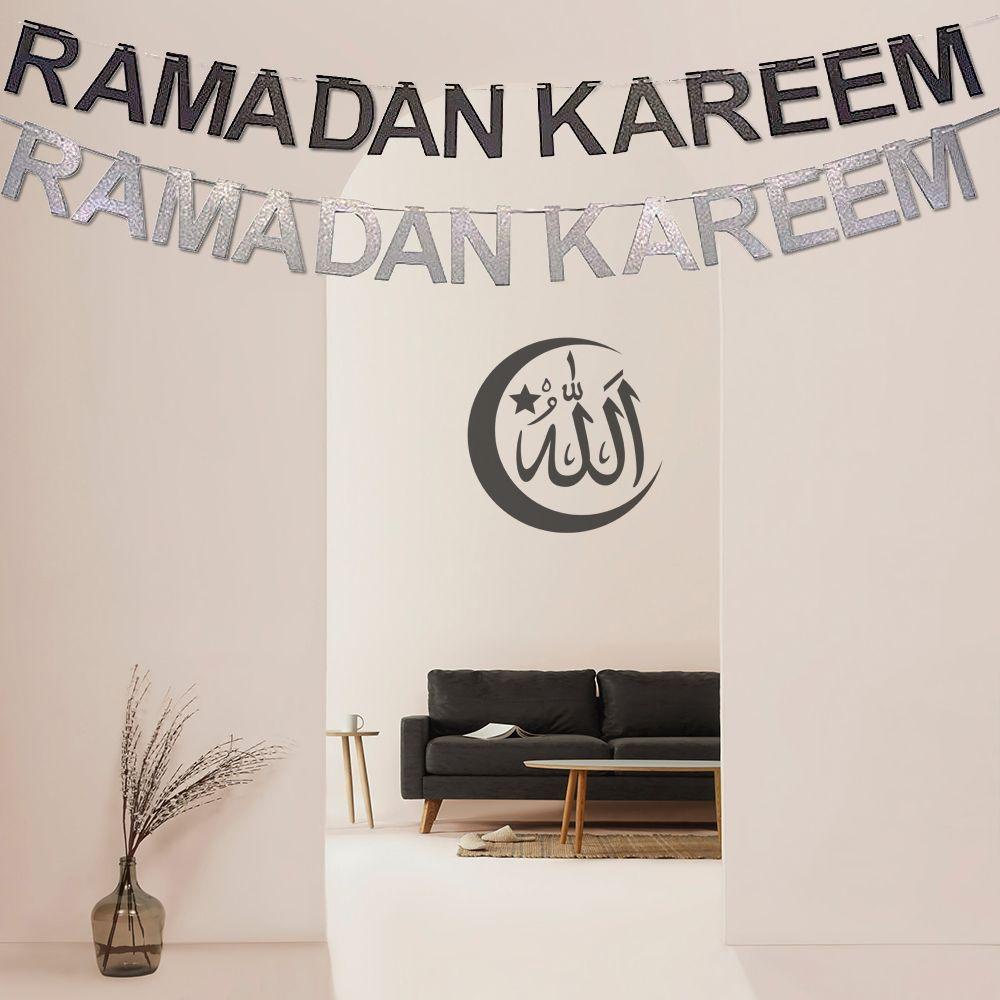 Banner Lễ Hội Eid Mubarak 1 Lễ Hội Eid al-Fitr Bằng Giấy Kareem